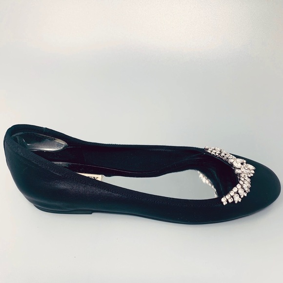 Badgley Mischka Crystal Ballet Flats - Picture 7 of 11